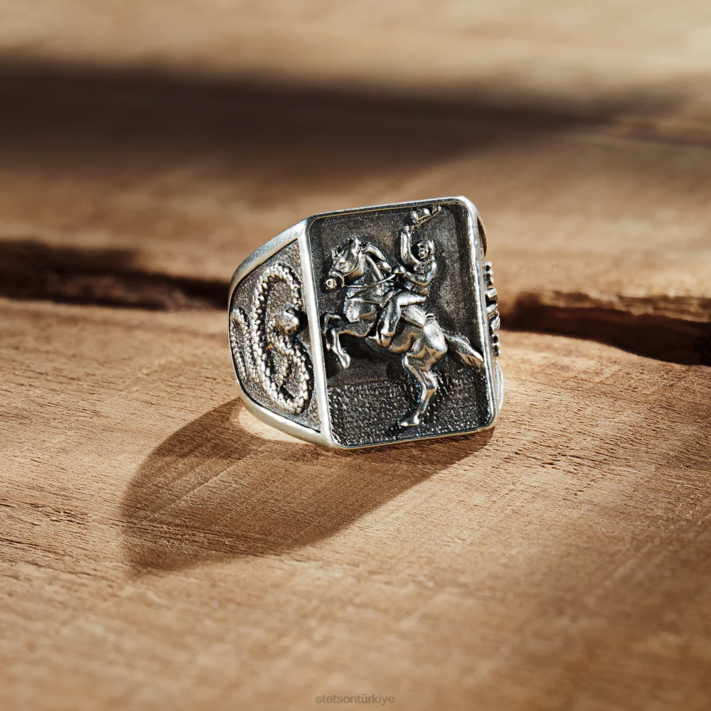 Stetson kovboy yüzüğü tek renk erkekler aksesuar B4FZ424