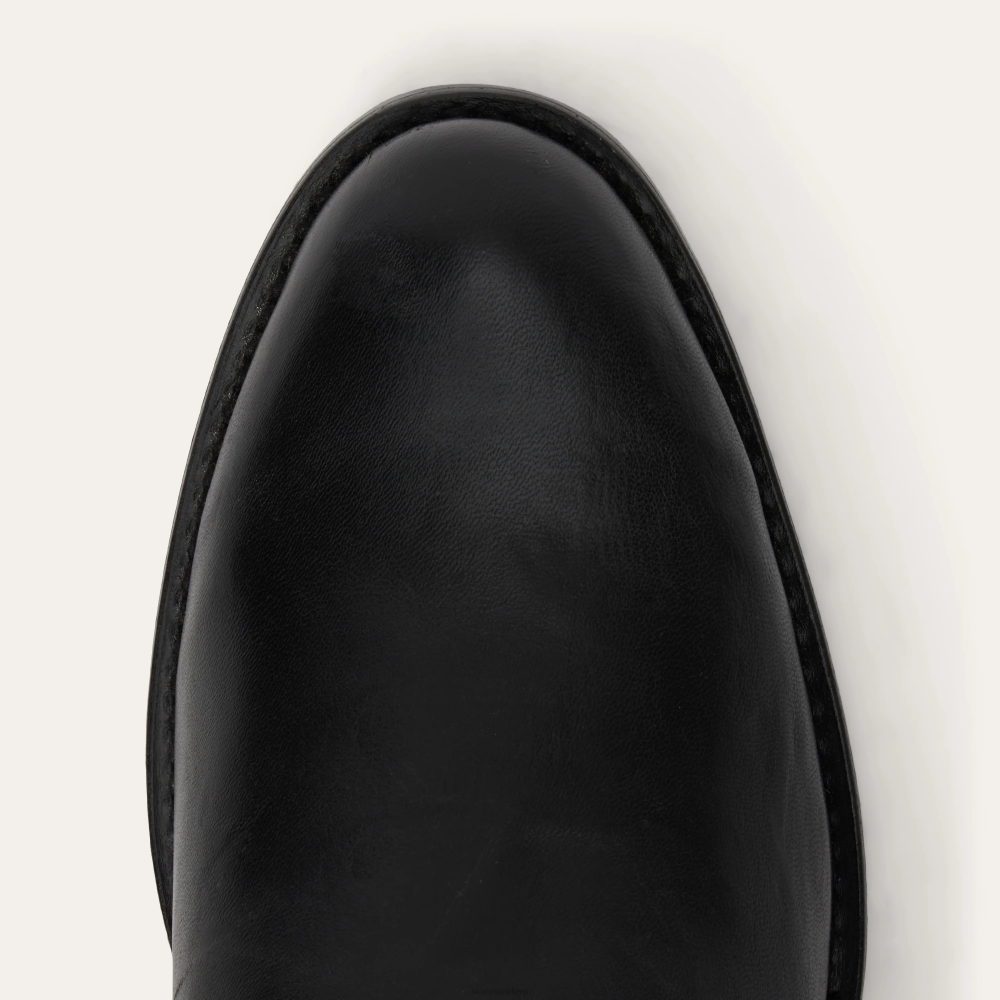 Stetson çiftlik sahibi zip çizmeler siyah erkekler ayakkabı B4FZ235