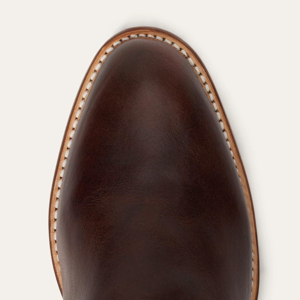 Stetson çiftlik sahibi zip önyüklemesi kahverengi erkekler ayakkabı B4FZ239