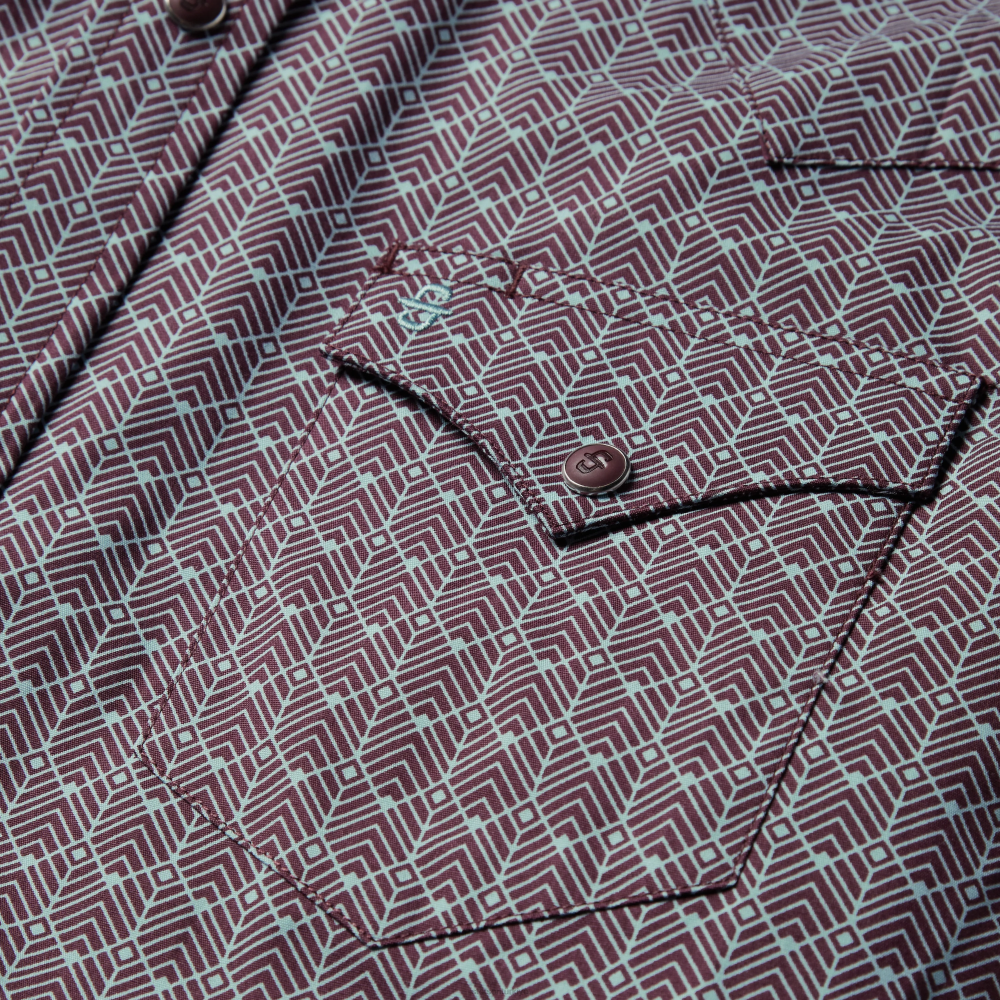 Stetson şivron ızgaralı gömlek kahverengi erkekler giyim B4FZ344