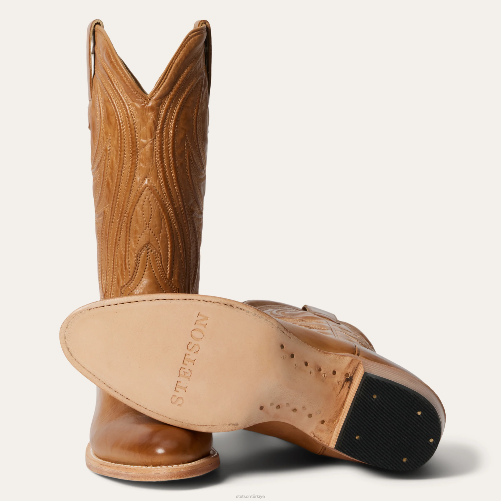 Stetson nora çizmeler bronzluk kadınlar ayakkabı B4FZ270