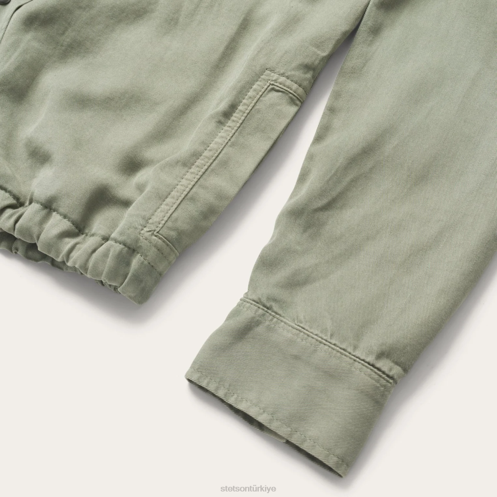 Stetson ceket Yeşil Ordu kadınlar giyim B4FZ541