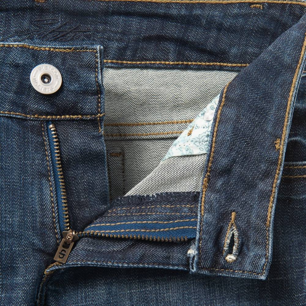 Stetson koyu yıkama denim şort mavi kadınlar giyim B4FZ523