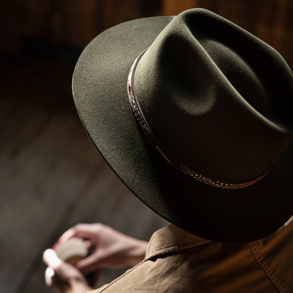 Stetson Jackson açık hava şapkası adaçayı üniseks şapkalar B4FZ81