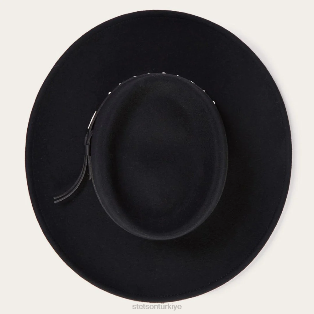 Stetson şahin açık hava şapkası siyah üniseks şapkalar B4FZ192