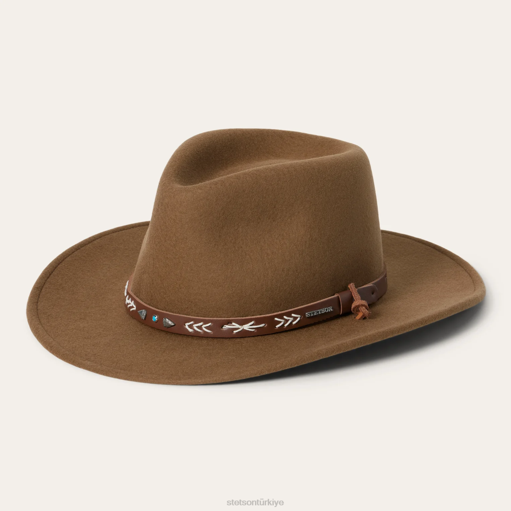 Stetson santa fe açık hava şapkası dalgaların karaya attığı odun üniseks şapkalar B4FZ195