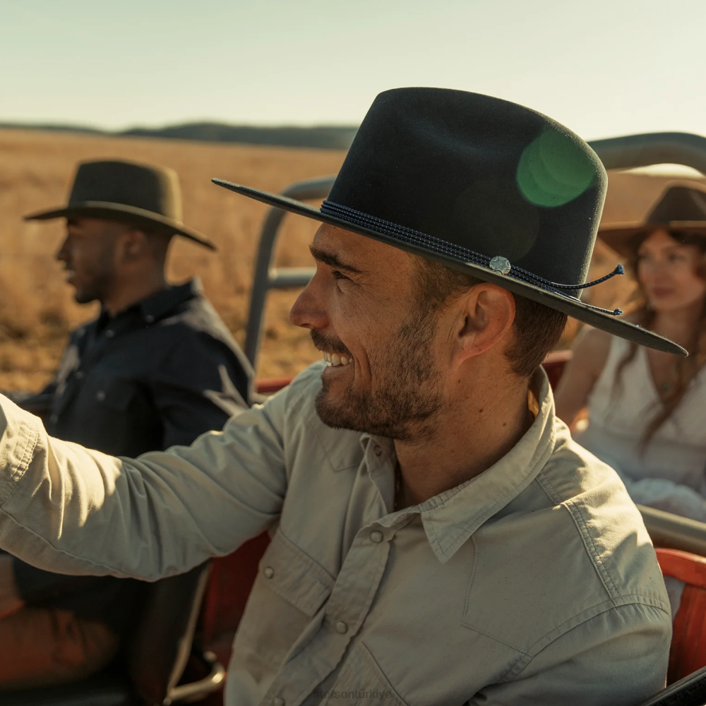 Stetson dört nokta Donanma üniseks şapkalar B4FZ117