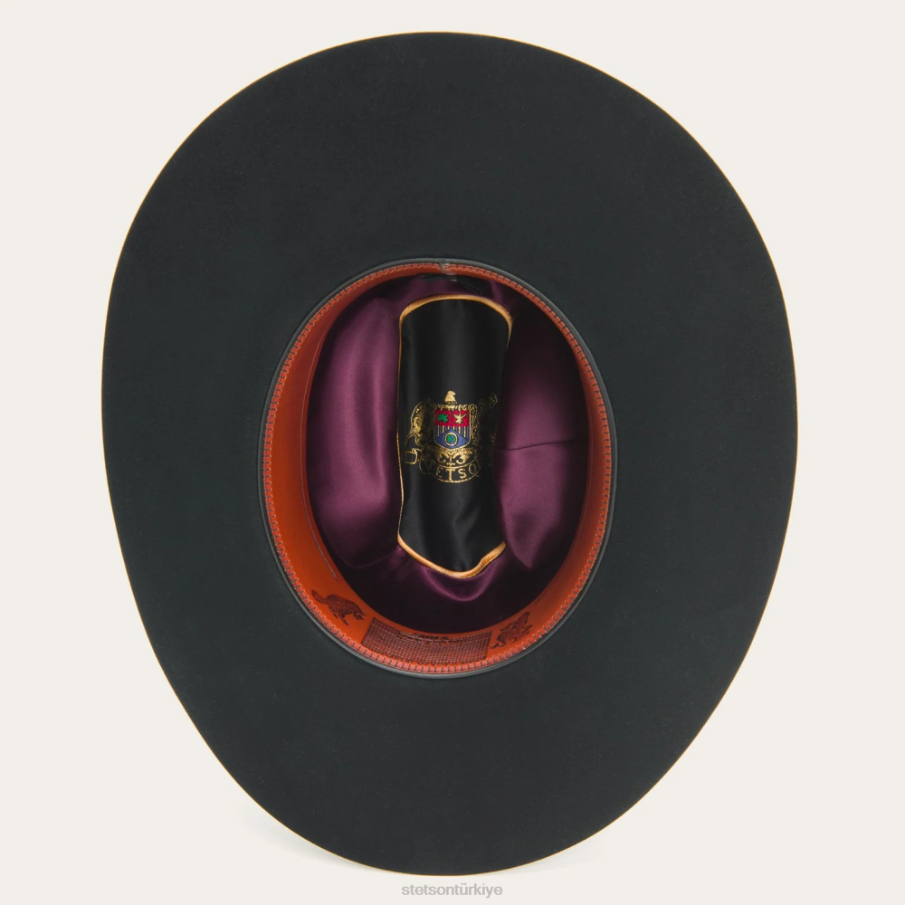 Stetson el amo siyah üniseks şapkalar B4FZ137