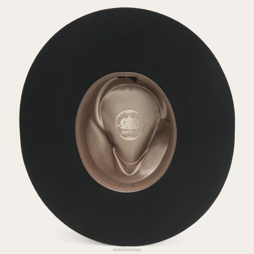 Stetson jw marshall siyah üniseks şapkalar B4FZ84