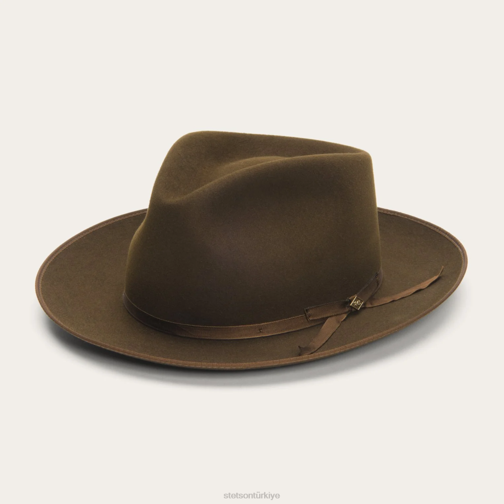 Stetson saf stratoliner tütün üniseks şapkalar B4FZ85