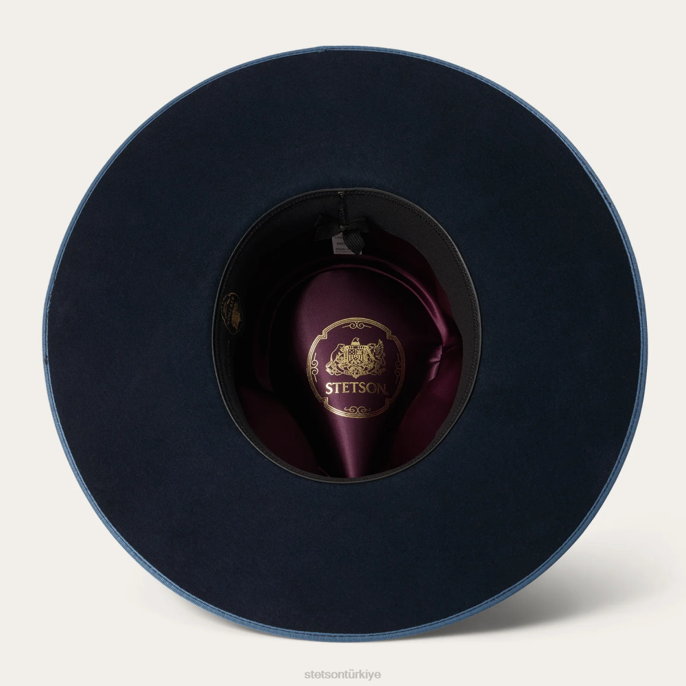 Stetson sert kaya Donanma üniseks şapkalar B4FZ35
