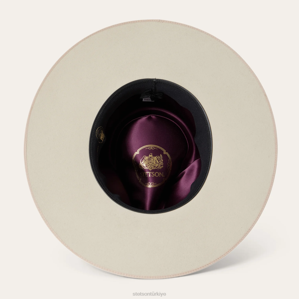 Stetson sert kaya kemik üniseks şapkalar B4FZ71