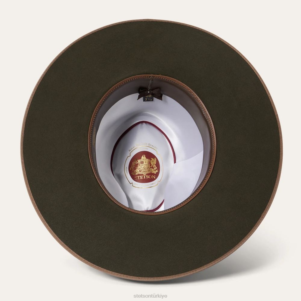 Stetson üç şehirli fötr şapka adaçayı üniseks şapkalar B4FZ187