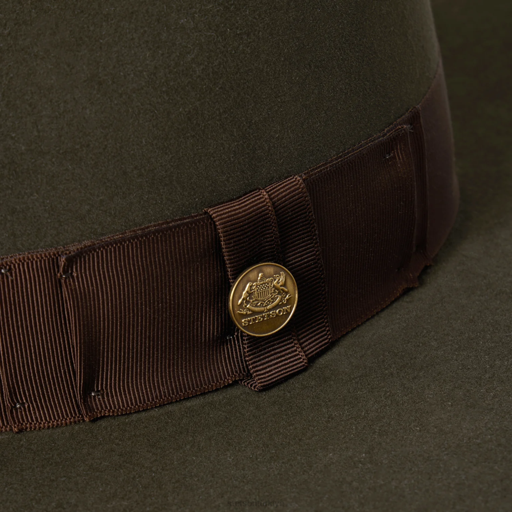 Stetson üç şehirli fötr şapka adaçayı üniseks şapkalar B4FZ187