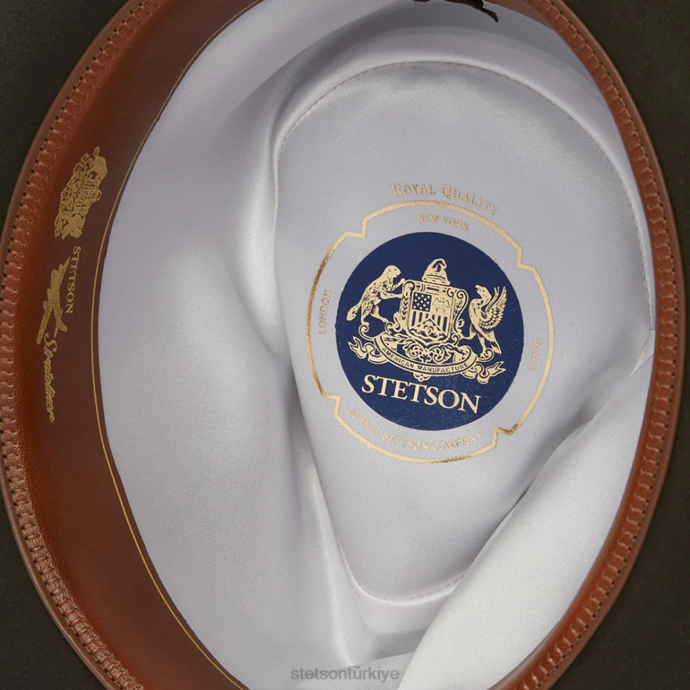 Stetson stratoliner fötr şapka adaçayı üniseks şapkalar B4FZ60