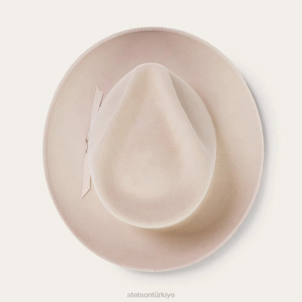 Stetson stratoliner fötr şapka gümüş göbek üniseks şapkalar B4FZ37