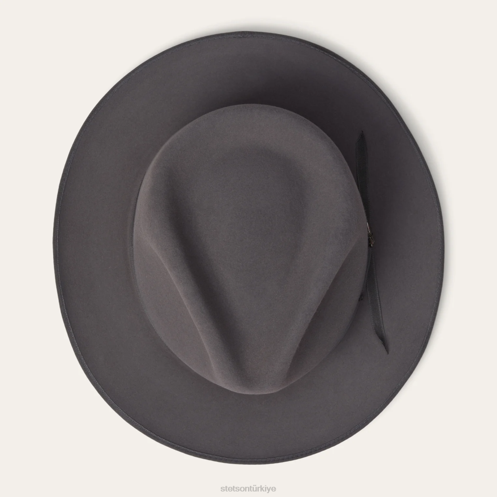 Stetson stratoliner fötr şapka karibu üniseks şapkalar B4FZ63