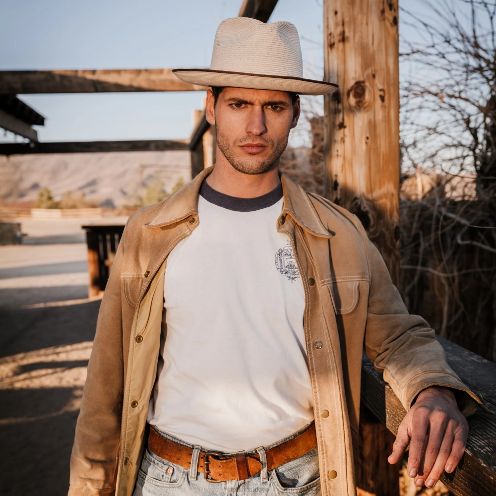 Stetson stratoliner kenevir fötr şapka doğal üniseks şapkalar B4FZ109