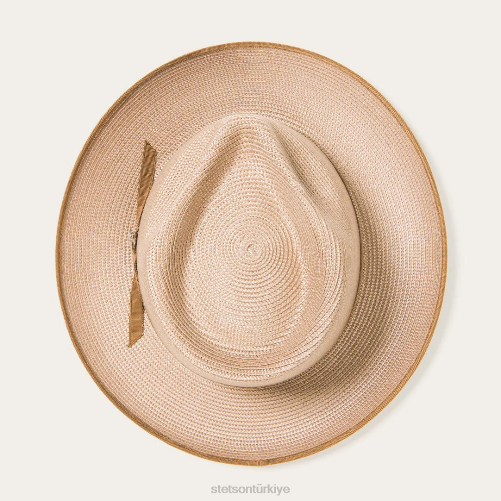 Stetson stratoliner milan fötr şapka konyak üniseks şapkalar B4FZ110