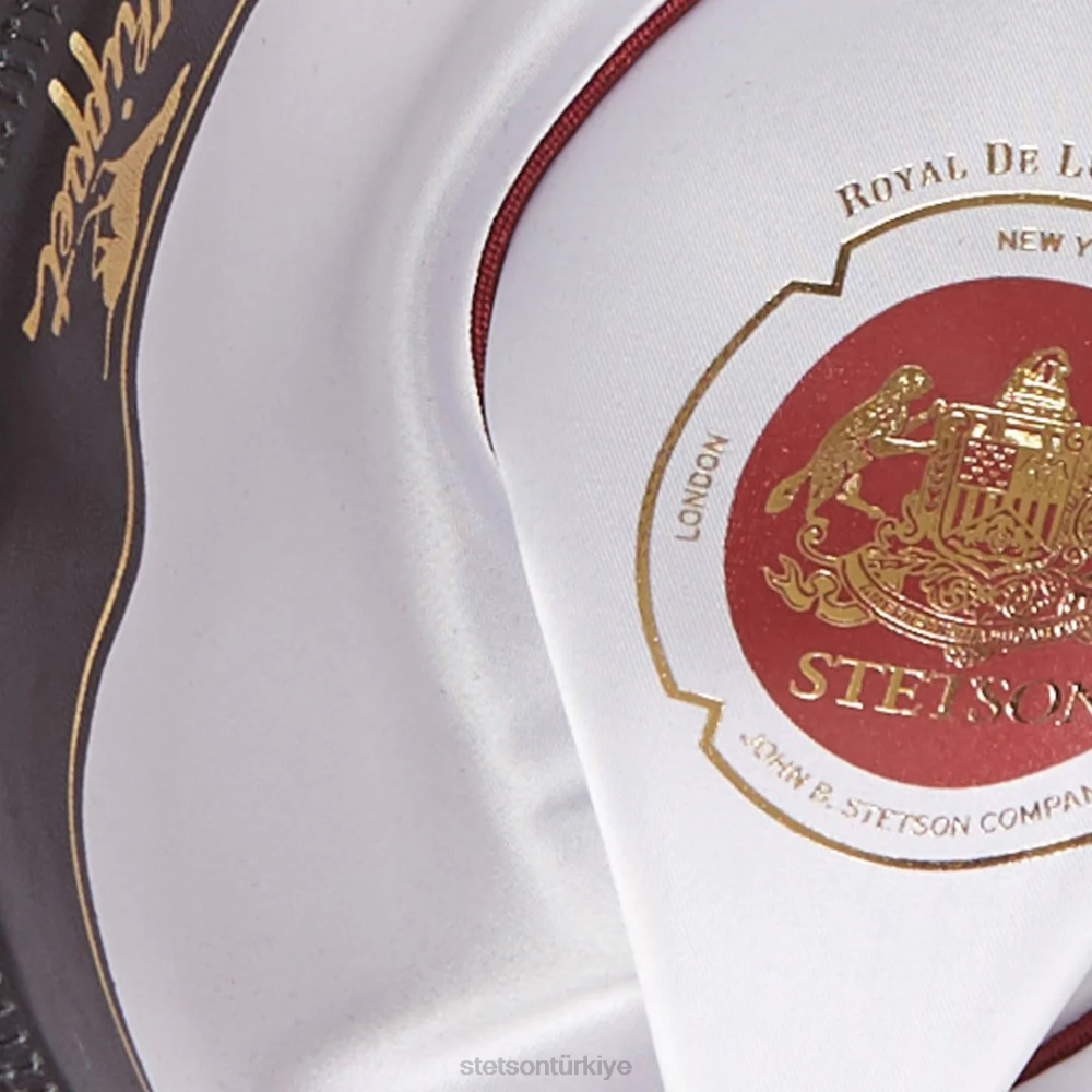 Stetson tazı fötr şapka siyah üniseks şapkalar B4FZ12