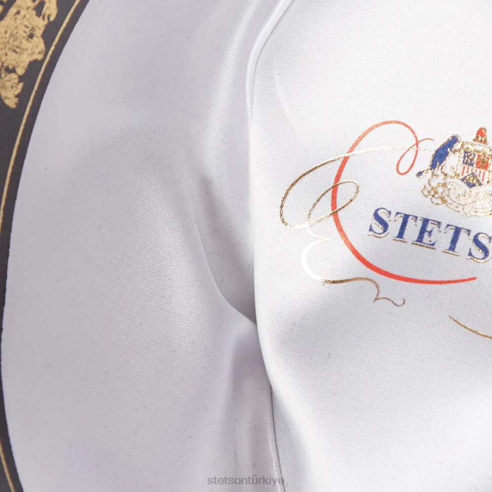 Stetson tazı yün fötr şapka siyah üniseks şapkalar B4FZ101