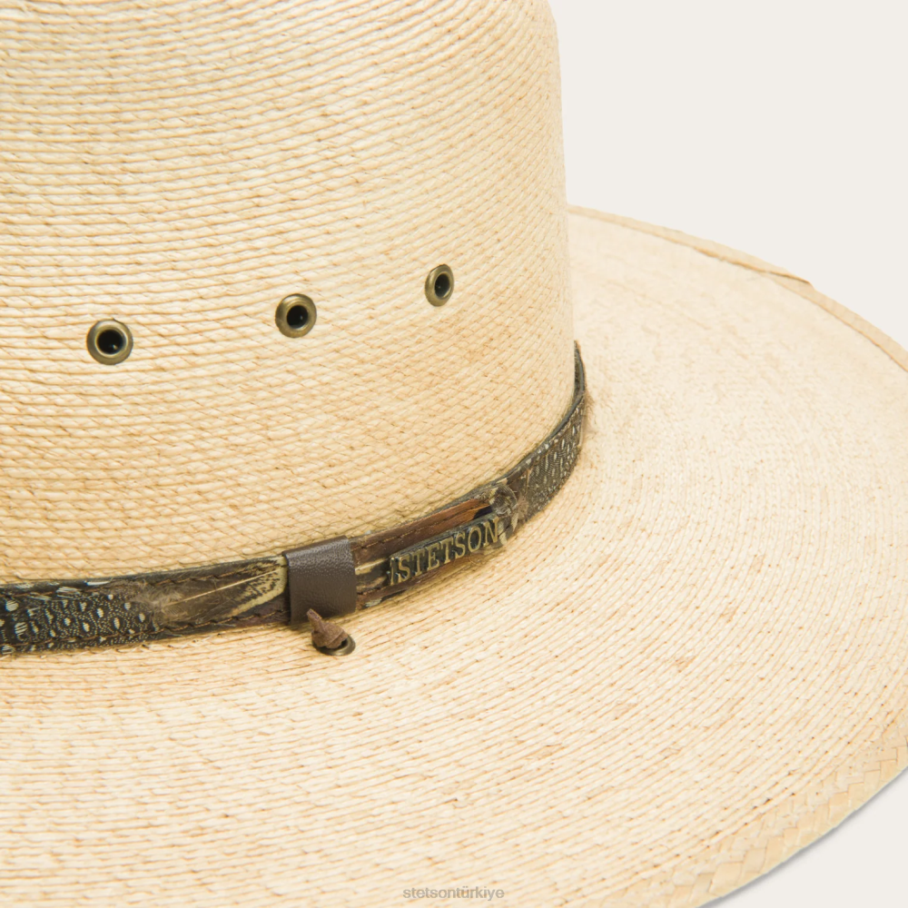 Stetson cumberland hasır şapka tost üniseks şapkalar B4FZ147