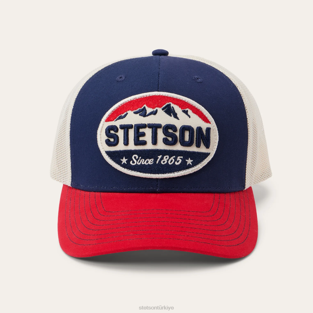 Stetson americana kamyon şoförü şapkası Donanma üniseks şapkalar B4FZ200