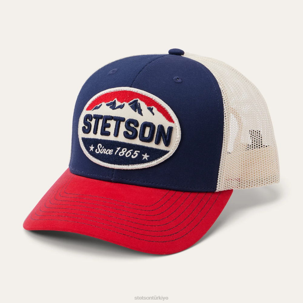 Stetson americana kamyon şoförü şapkası Donanma üniseks şapkalar B4FZ200