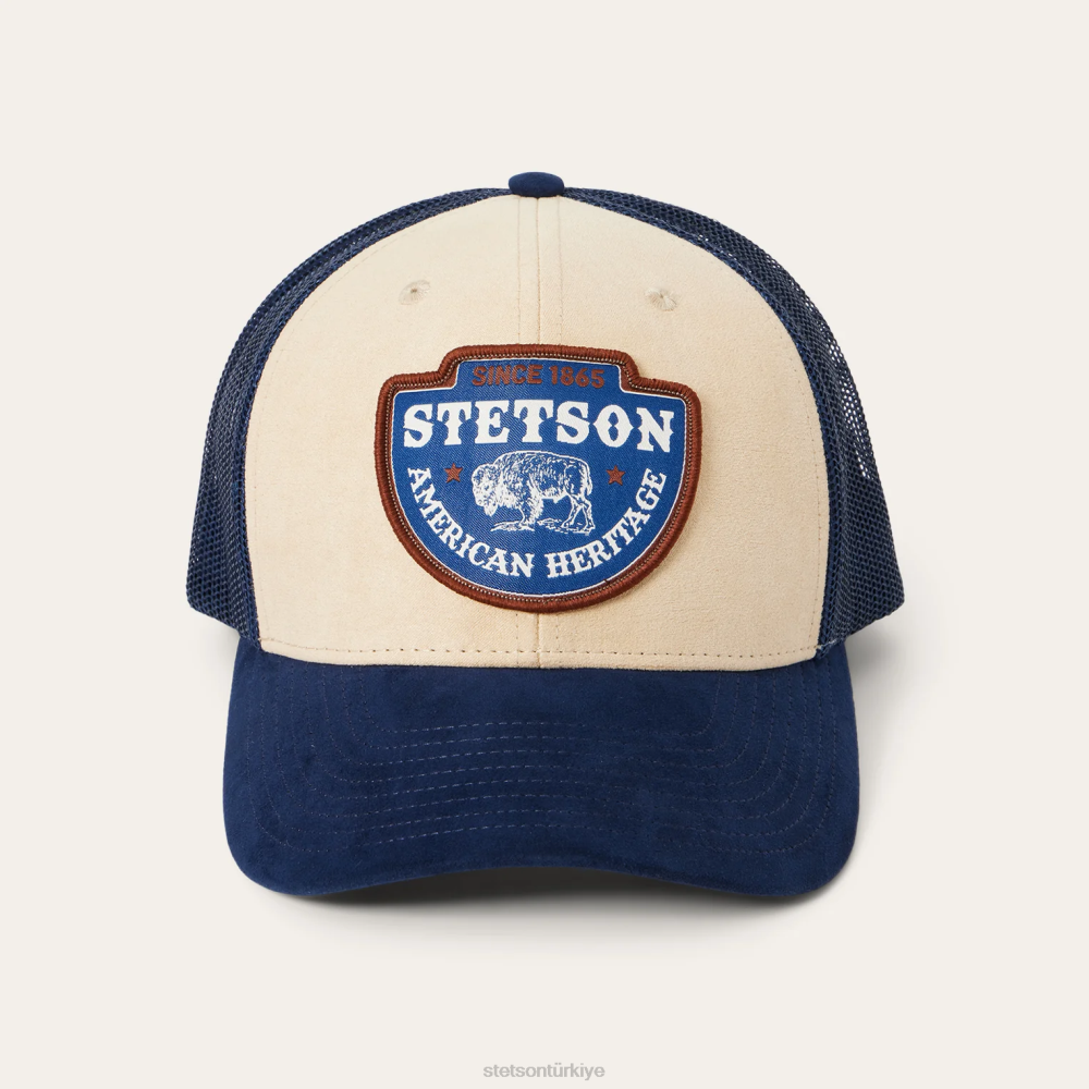 Stetson ok uçlu yama kamyon şoförü şapkası haki üniseks şapkalar B4FZ207