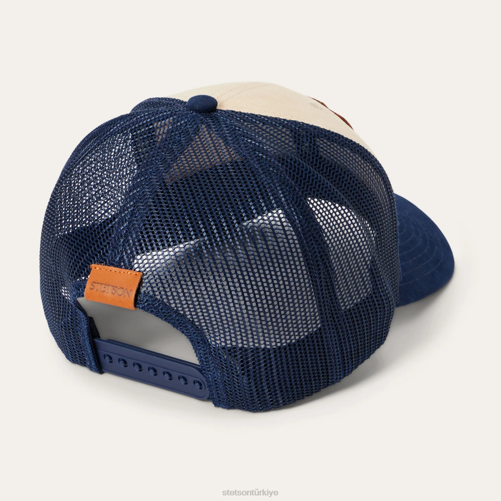 Stetson ok uçlu yama kamyon şoförü şapkası haki üniseks şapkalar B4FZ207