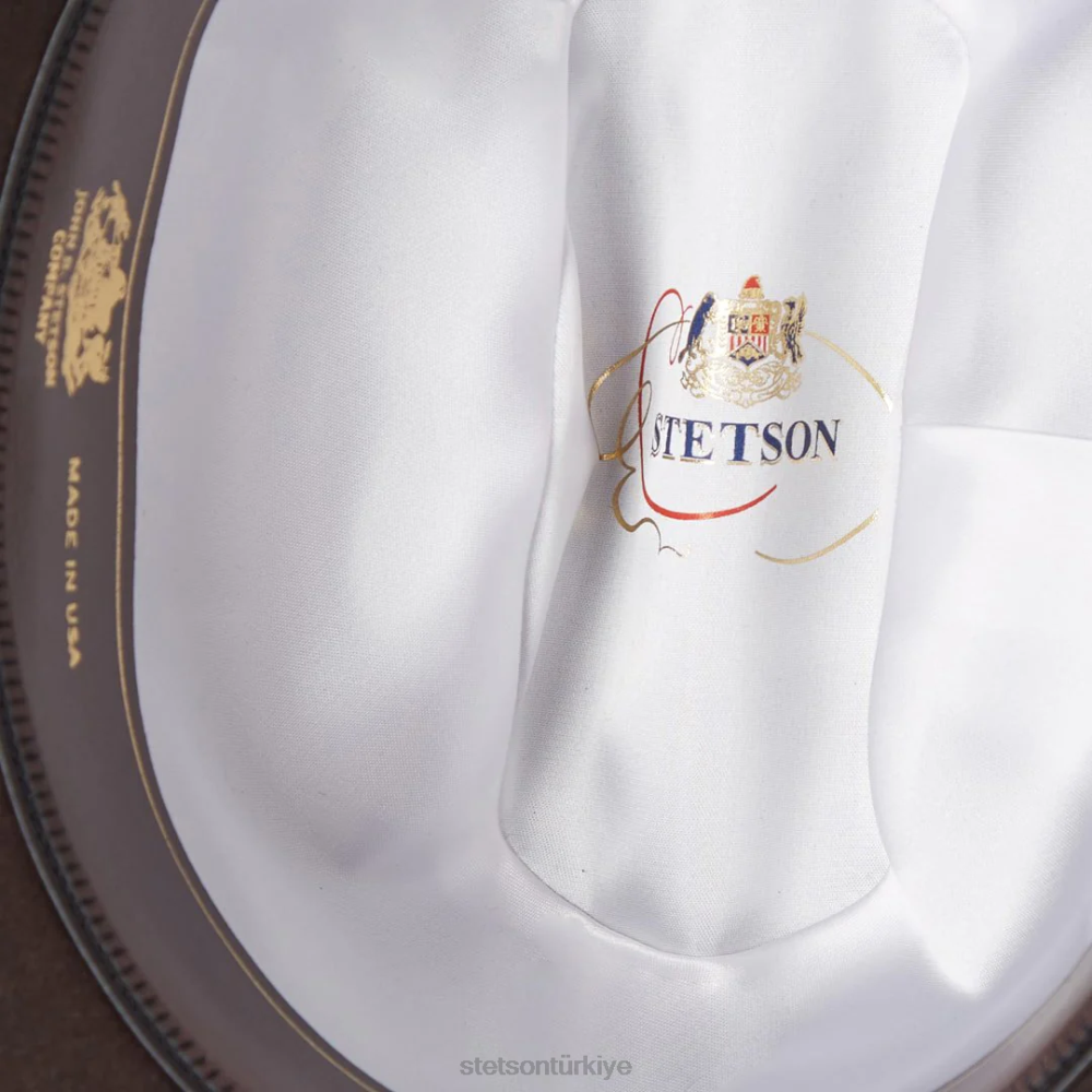 Stetson 72 llano 4x kovboy şapkası çikolata üniseks şapkalar B4FZ76