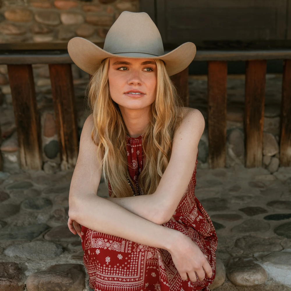 Stetson corral 4x kovboy şapkası çikolata üniseks şapkalar B4FZ16