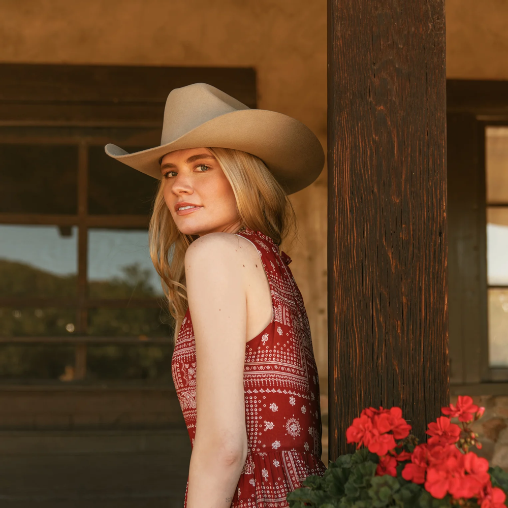 Stetson corral 4x kovboy şapkası çikolata üniseks şapkalar B4FZ16