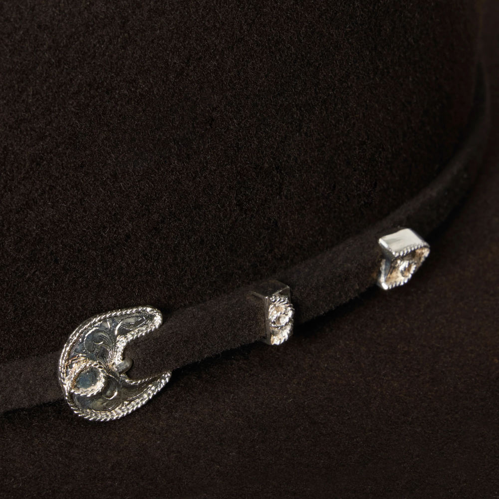 Stetson corral 4x kovboy şapkası çikolata üniseks şapkalar B4FZ16