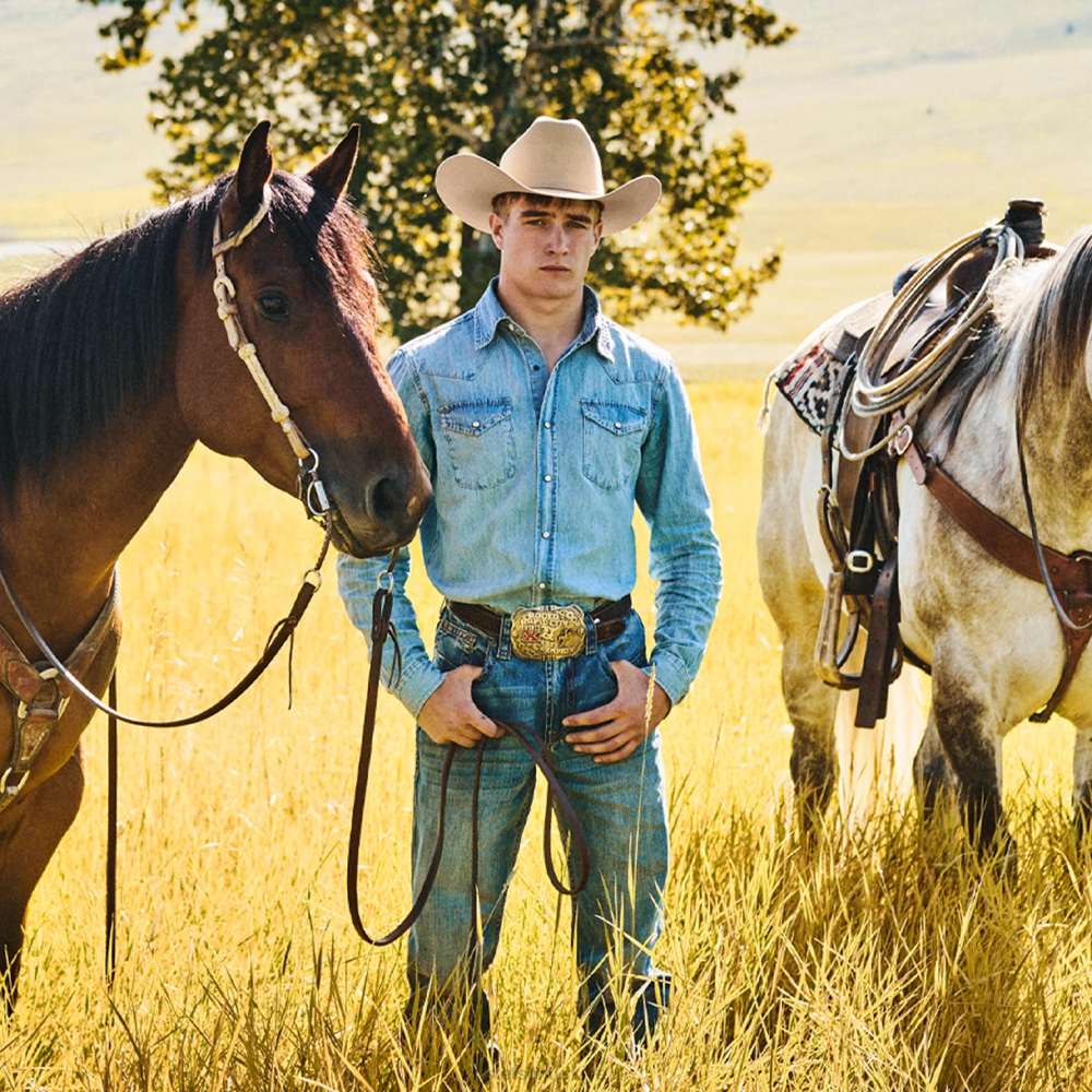 Stetson corral 4x kovboy şapkası siyah üniseks şapkalar B4FZ17