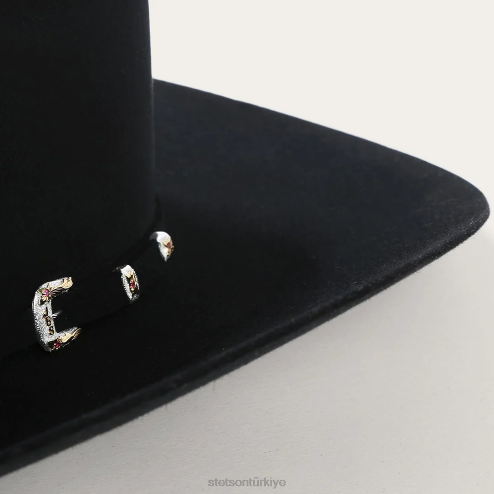 Stetson el patron 48 premier 30x kovboy şapkası gümüş göbek üniseks şapkalar B4FZ128