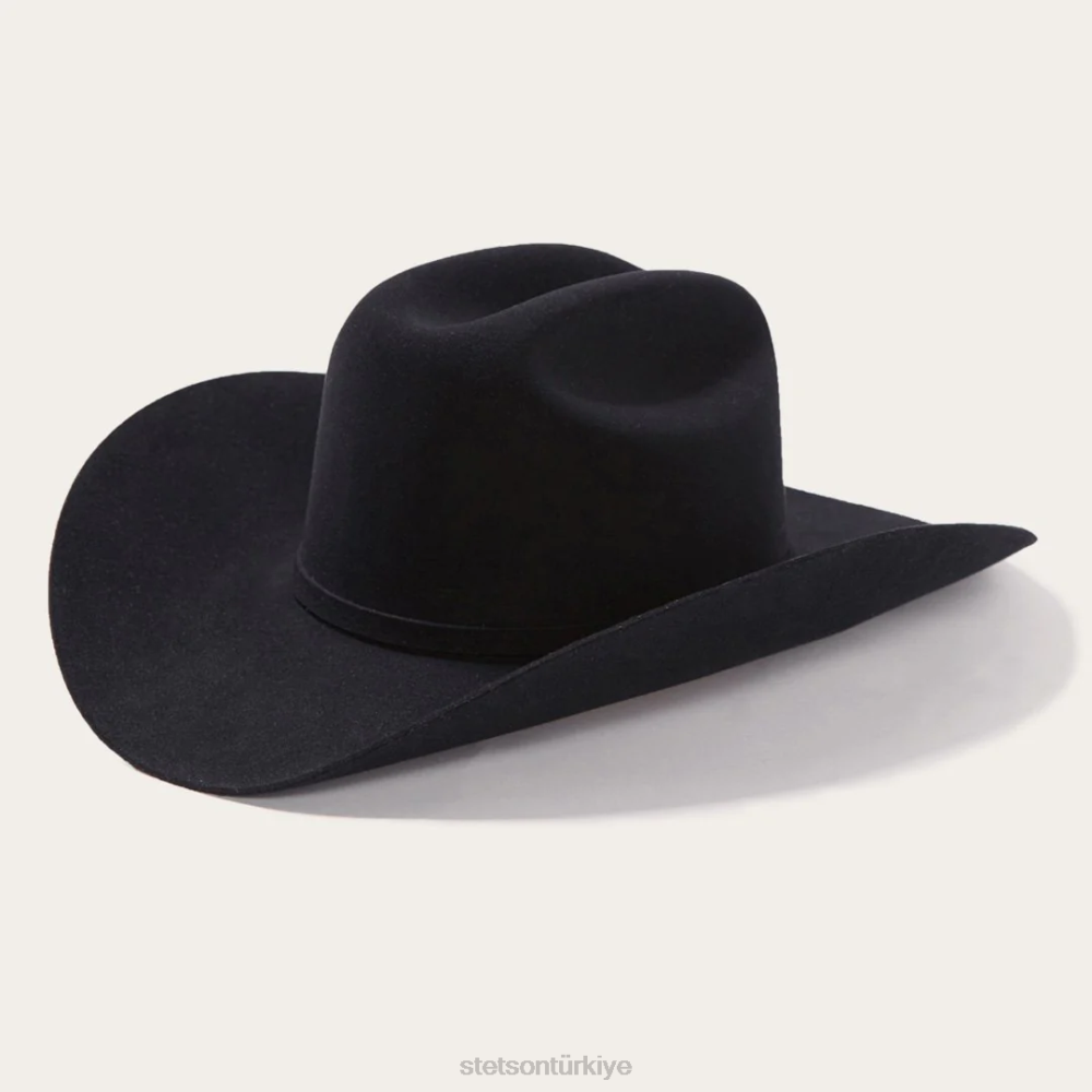 Stetson el patron 48 premier 30x kovboy şapkası siyah üniseks şapkalar B4FZ126