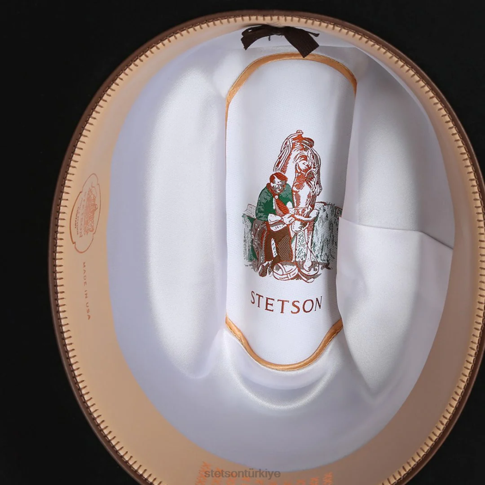 Stetson el patron 48 premier 30x kovboy şapkası siyah üniseks şapkalar B4FZ126