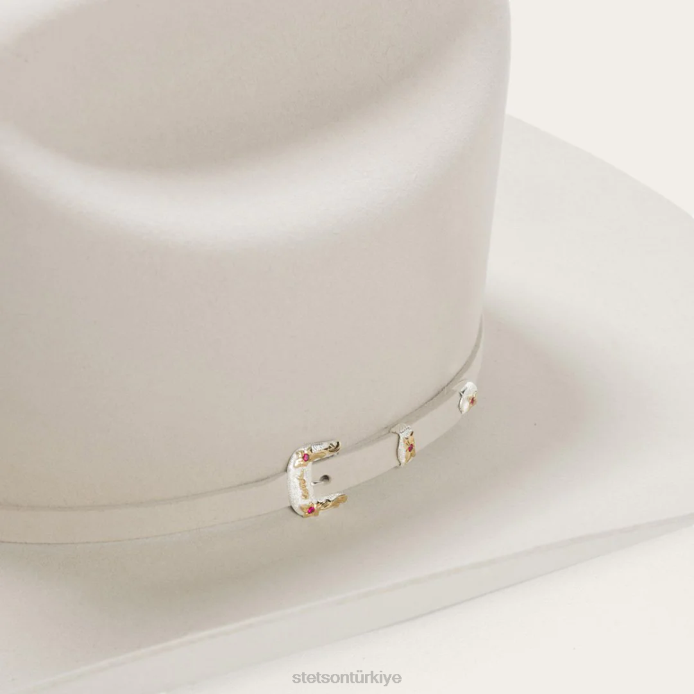 Stetson el patron 75 premier 30x kovboy şapkası gümüş göbek üniseks şapkalar B4FZ122
