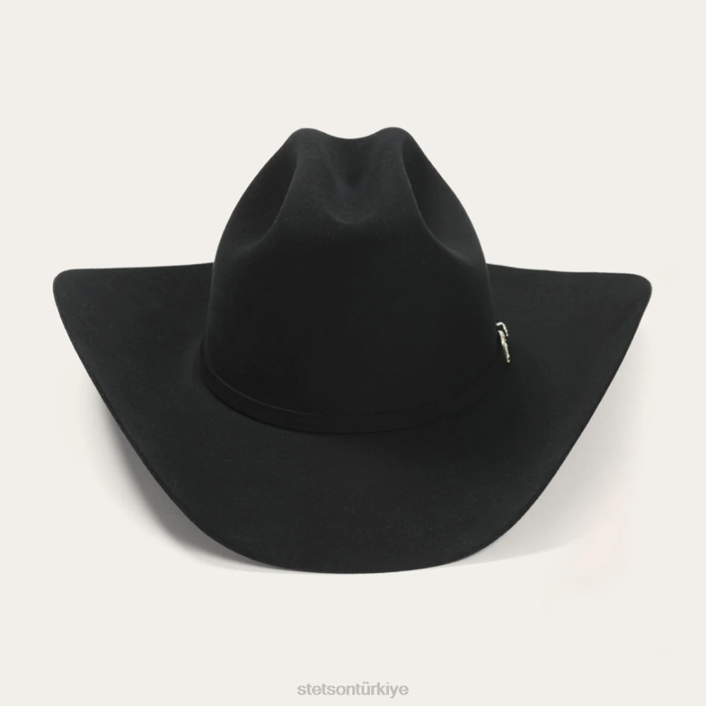 Stetson el patron 75 premier 30x kovboy şapkası siyah üniseks şapkalar B4FZ136
