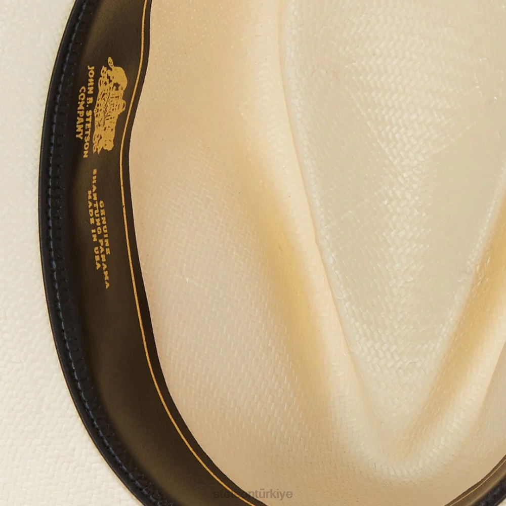 Stetson elmas jim 8x hasır kovboy şapkası doğal üniseks şapkalar B4FZ153