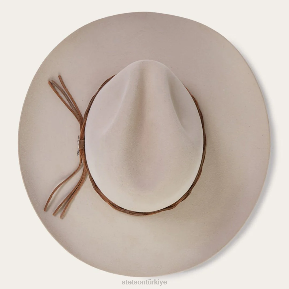Stetson gus 6x kovboy şapkası gümüş göbek üniseks şapkalar B4FZ19