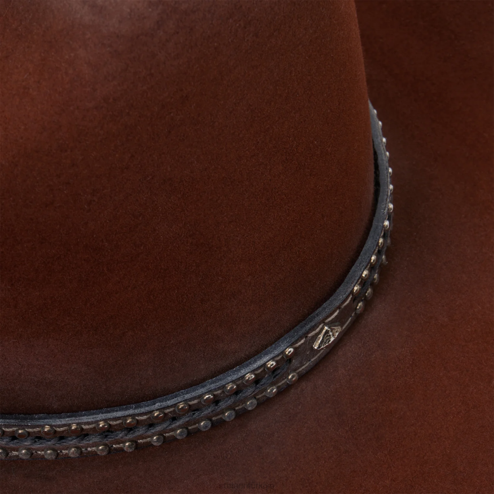 Stetson ovaların patronu 6x kovboy şapkası çeşitli kahverengi üniseks şapkalar B4FZ32