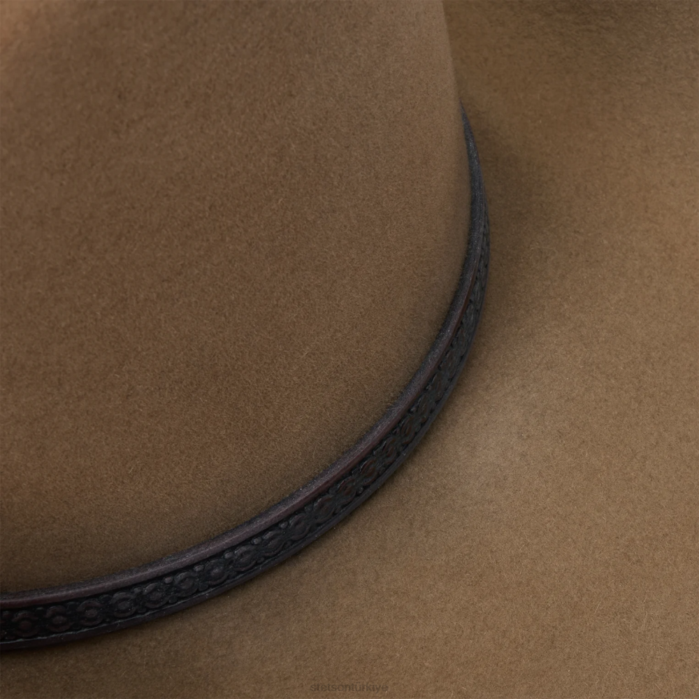 Stetson ovaların patronu 6x kovboy şapkası çeşitli kahverengi üniseks şapkalar B4FZ32