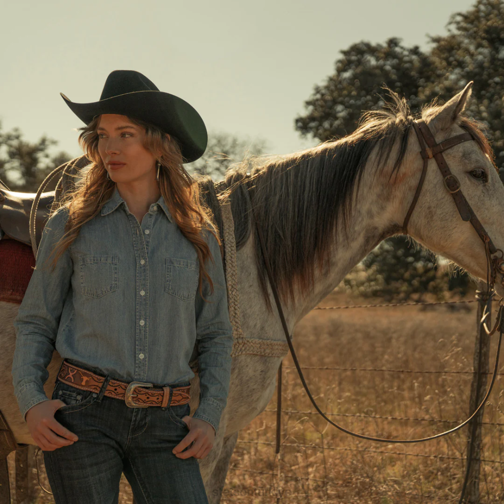 Stetson shasta 10x birinci sınıf kovboy şapkası siyah üniseks şapkalar B4FZ3